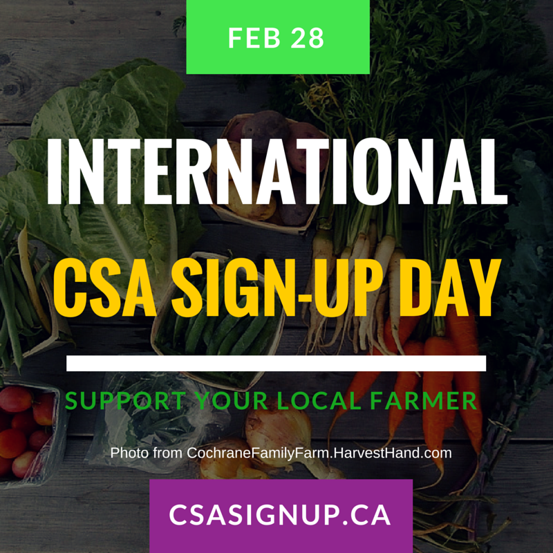CSA Sign-Up Day 2015